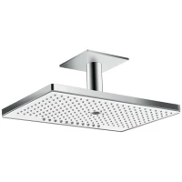 Верхний душ, EcoSmart. 9 л/мин, с потолочным подсоединением 100 мм Hansgrohe Rainmaker Select 460 3jet 24016400