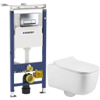 Комплект подвесной унитаз MEER MR-2103 + система инсталляции Geberit 458.125.21.1