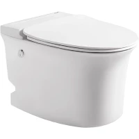 Унитаз напольный Ceruttispa Nautilus Pulse CT10200 импульсный, безободковый, с сиденьем микролифт, белый