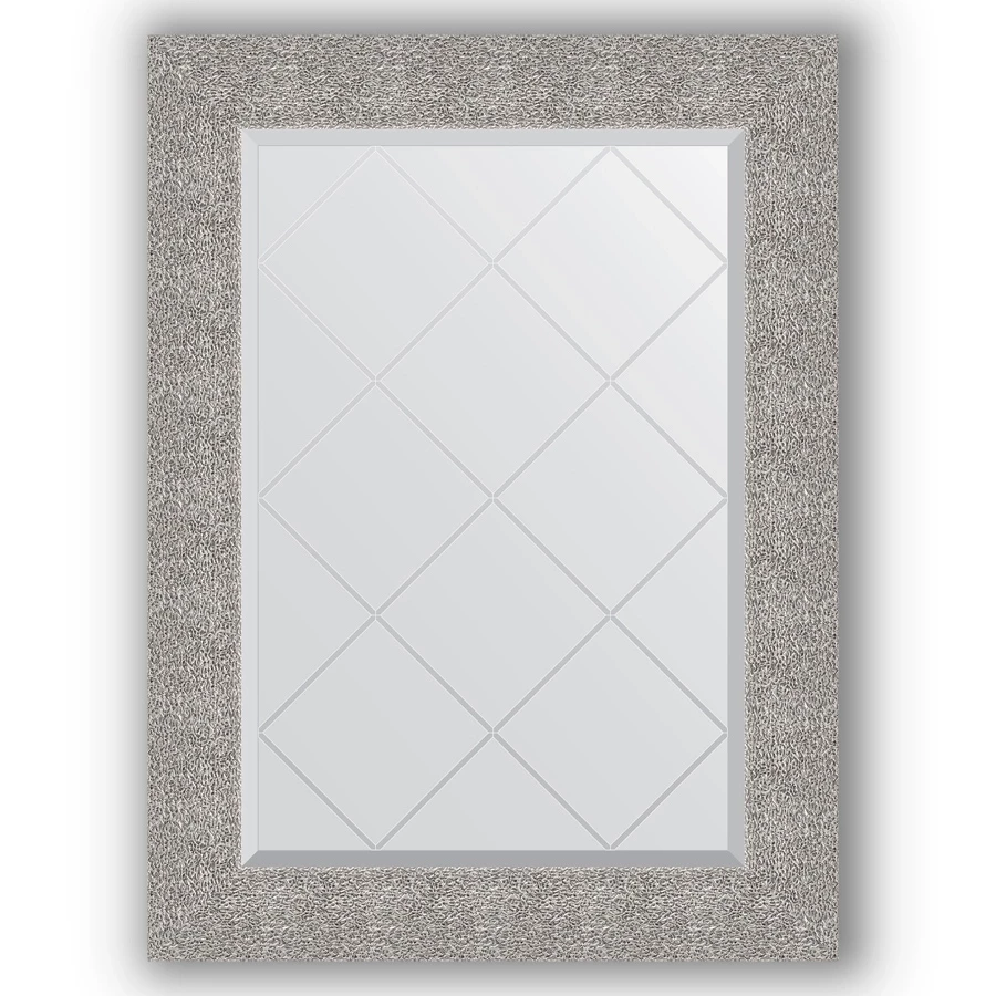 Зеркало 66x89 см чеканка серебряная Evoform Exclusive-G BY 4109 гравюра серебряная венсдей 1 18 × 24 см