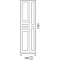 Пенал напольный белый глянец Corozo Классика SD-00000337 - 7