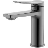 Смеситель для раковины Belz B10572-3 оружейная сталь матовый