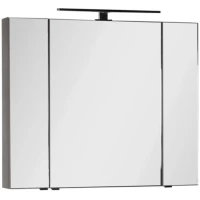 Зеркальный шкаф 100x85 см дуб антик Aquanet Эвора 00182998