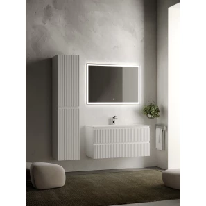 Изображение товара комплект мебели белый матовый 101 см sancos snob r snr100w + cn7013 + ci1000