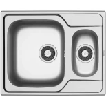Изображение товара кухонная мойка pyramis athena 1 1/2b полированная сталь 101200701