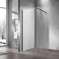 Неподвижная перегородка 70 см Vincea Walk-In VSW-1H700CLB прозрачное