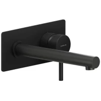 Смеситель для раковины Nobili Live LV00498/1BM встраиваемый, без донного клапана, черный матовый