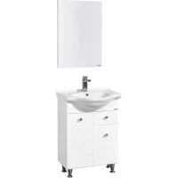 Комплект мебели белый глянец 60,5 см Акватон Лиана 1A162901LL010 + 1WH109652 + 1A162602LL010