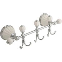 Планка с крючками Migliore Olivia ML.OLV-60.639.BI.CR для ванны, хром