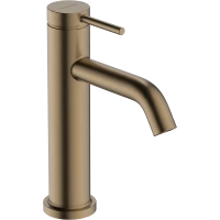 Смеситель для раковины Hansgrohe Tecturis S 73310140 с донным клапаном, бронза