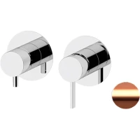 Смеситель для ванны Remer Metrica MC93ZPRP встраиваемый, медь матовая