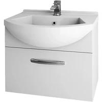 Тумба белый глянец 53,6 см Dreja Alfa 99.0305                 