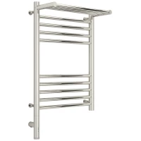 Полотенцесушитель электрический 600x400 МЭМ левый Сунержа Богема с полкой 3.0 00-5806-6040