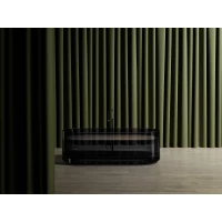 Ванна из полиэфирной смолы Abber Kristal AT9708Onyx 170x75 см, отдельностоящая, черный