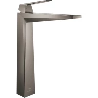 Смеситель для раковины Grohe Allure Brilliant 24346AL0 без донного клапана, темный графит матовый