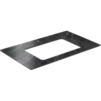 Столешница 80 см темно-серый глянец для раковин встраиваемых снизу Kerama Marazzi Plaza Classic Риальто PL3.VT93\80T