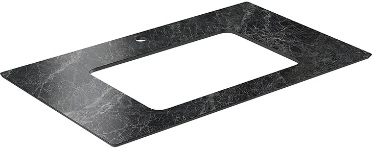 

Столешница 80 см темно-серый глянец для раковин встраиваемых снизу Kerama Marazzi Plaza Classic Риальто PL3.VT93\80T