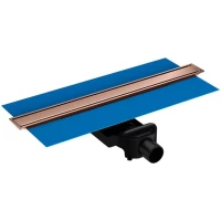 Душевой трап (лоток) VitrA Eco-Flow 59980551000 40 см, с решеткой, щелевой, медь