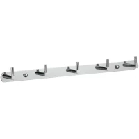 Планка с крючками Savol S-007215 для ванны, хром
