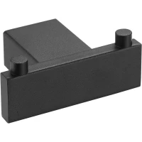 Крючок Mediclinics Harmonia AI2418B двойной, для ванны, черный матовый