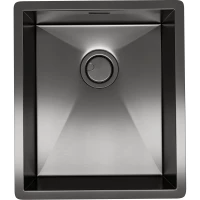 Кухонная мойка Reflexion Como RX2038BL 38x44 см, оружейная сталь