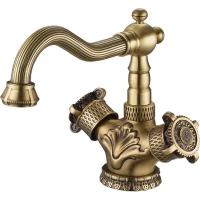 Смеситель для раковины Zorg Antic A 3009U-BR бронза