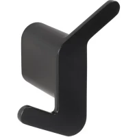 Крючок Bemeta Organic 167106200 двойной, для ванны, черный матовый