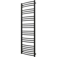 Полотенцесушитель электрический Grota Calma 4650186711755 1500x480, ТЭН левый/правый, черный матовый