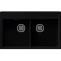Кухонная мойка Florentina Тоскана 820 17.050.E0820.102 82x51 см, черный