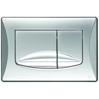Кнопка смыва OLI River Dual 638506 для инсталляции, матовый хром