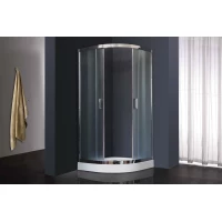 Душевой уголок с поддоном Royal Bath RB100HK-C-CH 100x100 см, профиль хром, стекло матовое