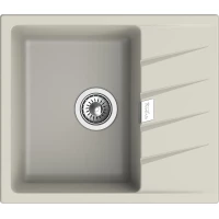 Кухонная мойка Rivelato Raum RM-58 topazio 58x50 см, топаз