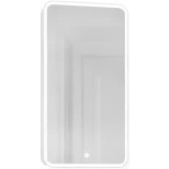 Изображение товара зеркальный шкаф 45,5x85,5 см белый жемчуг r jorno pastel pas.03.46/w