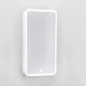 Изображение товара зеркальный шкаф 45,5x85,5 см белый жемчуг r jorno pastel pas.03.46/w