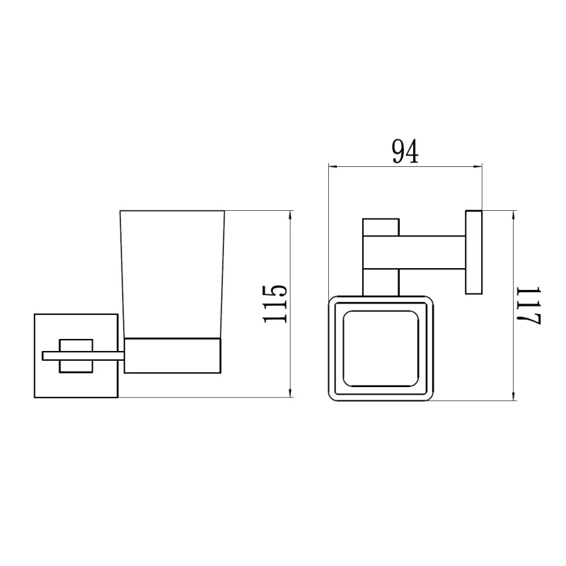 Стакан Savol 65A S-06558A