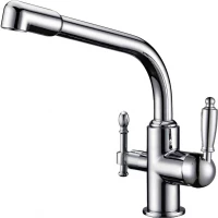 Смеситель для кухни Zorg ZR 319 YF-33 с подключением к фильтру, хром