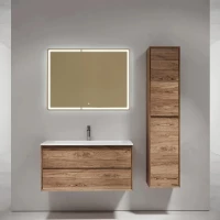 Комплект мебели Sancos Marmi 2.0 MR2.0100ECH + CN7013 + MI100ECH 101 см, подвесной, дуб чарльстон