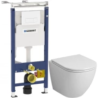Комплект подвесной унитаз Grossman GR-4455S + система инсталляции Geberit 458.125.11.1