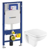 Комплект подвесной унитаз Roca Debba 346997000 + ZRU9302826 + система инсталляции Geberit 111.300.00.5
