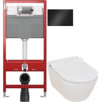 Комплект подвесной унитаз Serel Smart SM25SL + система инсталляции Tece 9300302 + 9240407