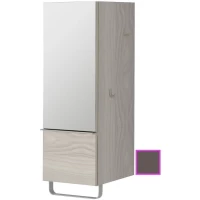 Полуколонна светло-коричневый глянец с зеркальной дверцей шарниры слева Jacob Delafon Odeon Up EB893G-G80