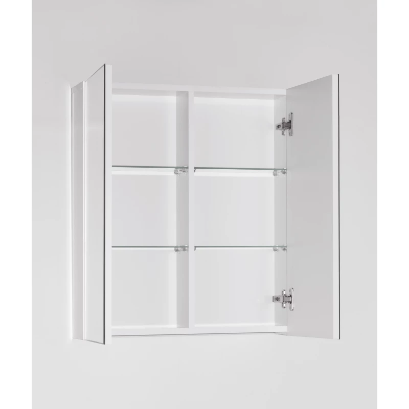 Зеркальный шкаф 60x68,4 см белый глянец Style Line Амарант ЛС-00000351