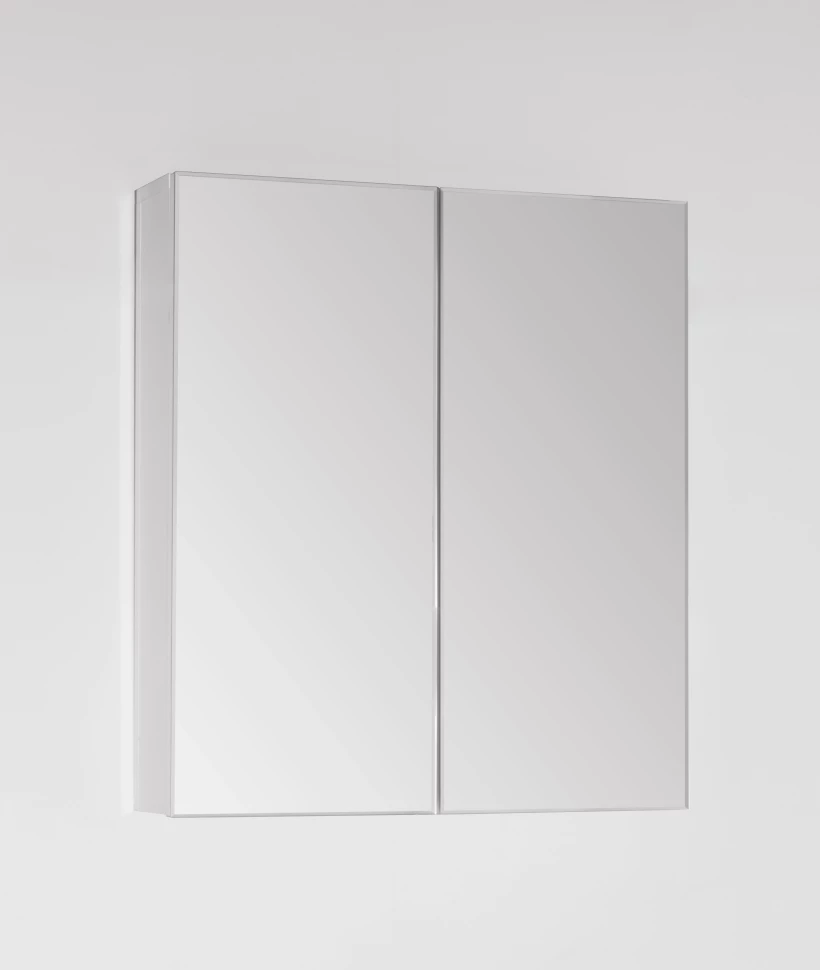 Зеркальный шкаф 60x68,4 см белый глянец Style Line Амарант ЛС-00000351 зеркальный шкаф 65x83 см белый глянец style line панда фьюжн лс 00000078