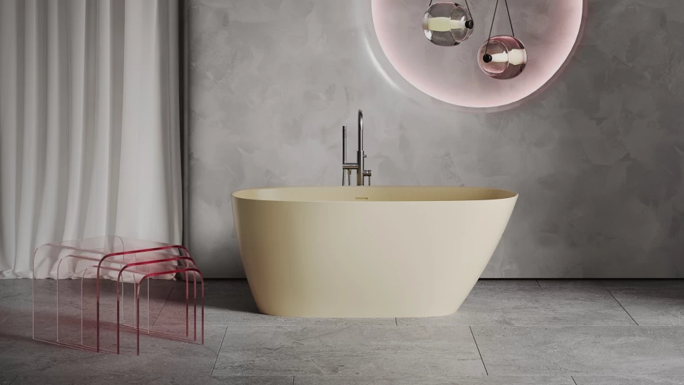 

Ванна из литьевого мрамора 164,5x75,5 см Salini S-Sense Sofia, покраска по RAL полностью 102511GRF