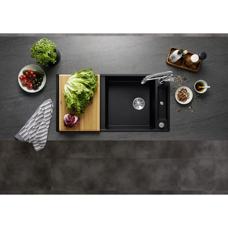 Кухонная мойка Blanco Axia III XL 6S InFino черный 525858