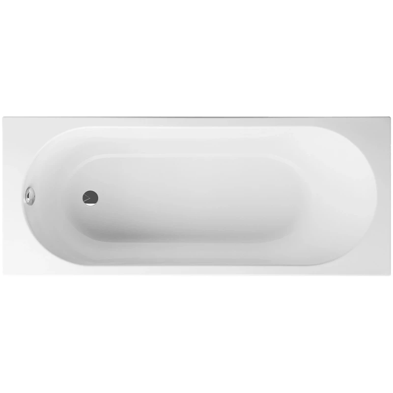 Акриловая ванна 169,5x75 см альпийский белый Villeroy & Boch O.Novo UBA170CAS2V-01+U99740000