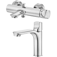 Комплект смесителей E.C.A Myra 102102470HEX + 102108986HEX