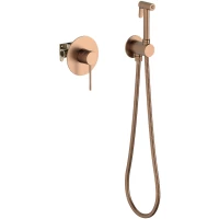 Гигиенический душ Timo Saona 2389/19SM со смесителем, розовое золото матовый