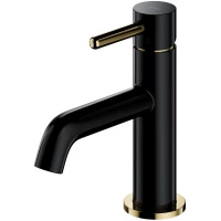 Смеситель для раковины без донного клапана Omnires Y Y1210NBLGL