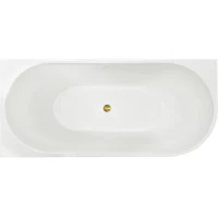 Акриловая ванна Royal Bath Riva RB610311L-GD 170x78 см L, угловая, белый